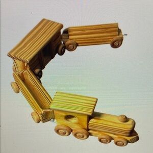 Classic Wooden Train Set for Kids